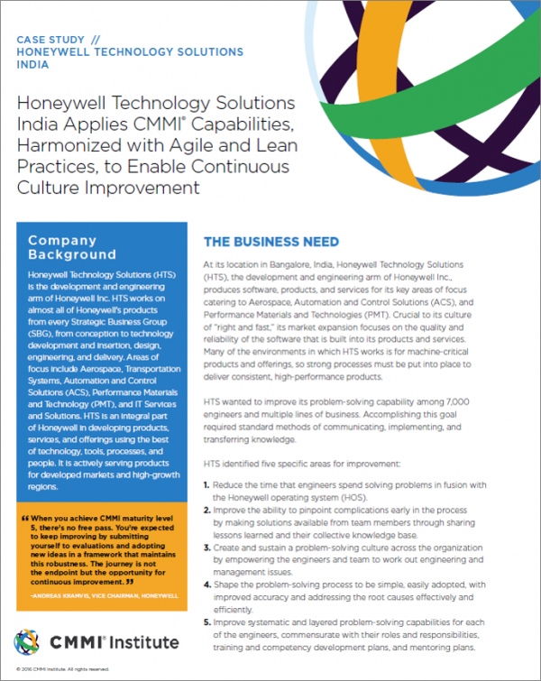 Honeywell case study summary picture