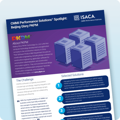 CMMI Performance Solutions Spotlight: Beijing Glory PKPM - English