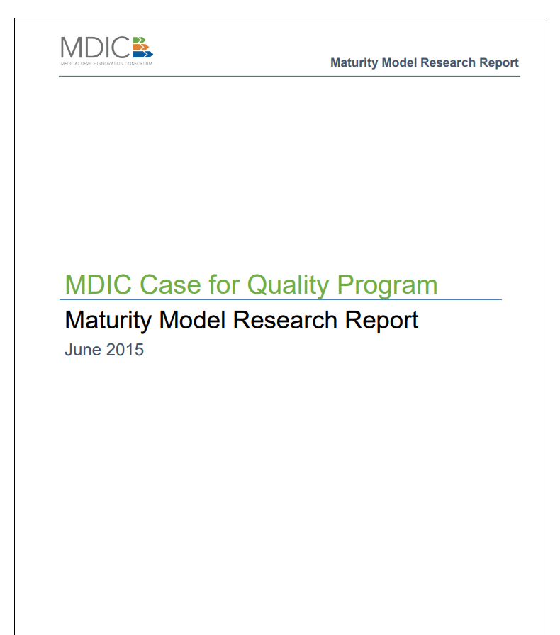 Why was CMMI chosen?